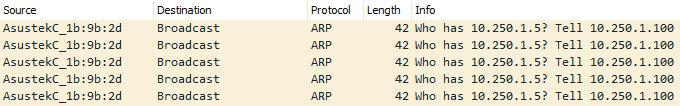 Wireshark ARP Requests